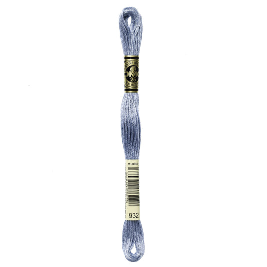 Bulk Buy: DMC Thread Six Strand Embroidery Cotton 8.7 Yards Light Antique Blue 117-932 (12-Pack)