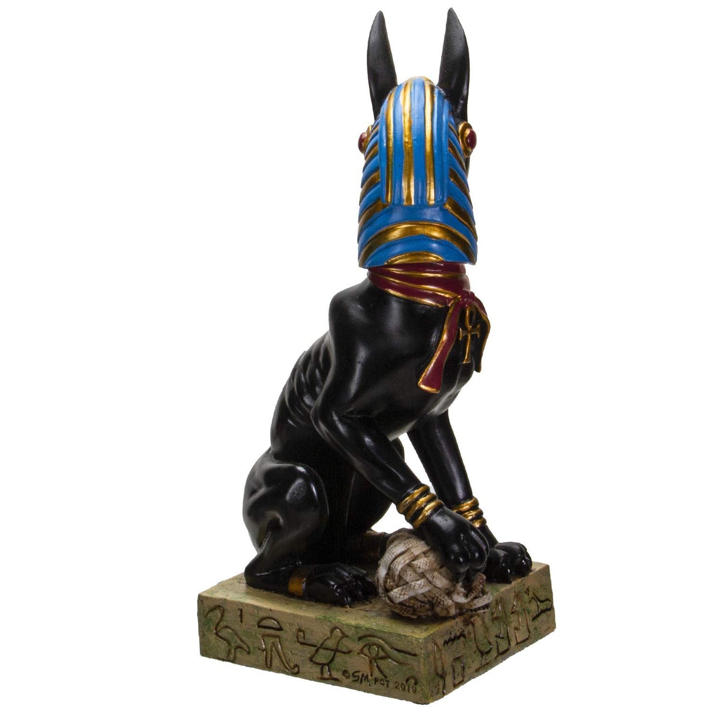 Pacific Giftware Ancient Egyptian God Anubis Sitting Pose Resin Figurine