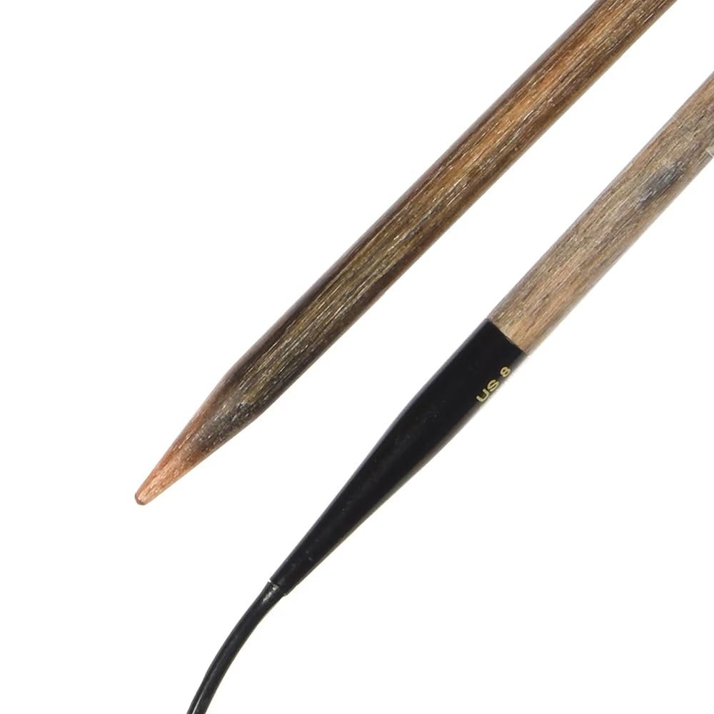 Lykke Driftwood Circular Knitting Needles 40 inch - Size 0