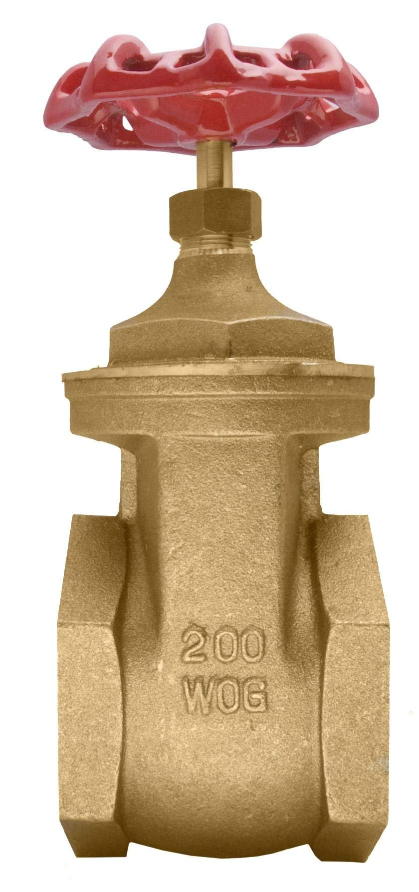 Brass Gate Valve - 200 WOG, FxF NPT