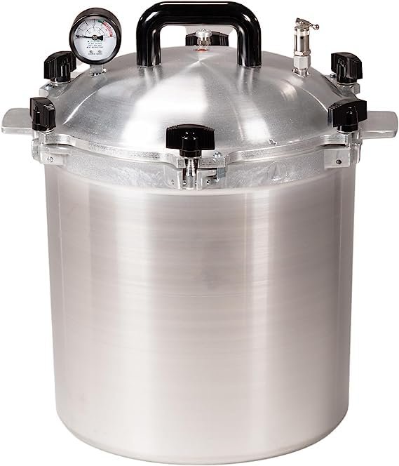 All American 1930 Sterilizer - Suitable for Any Heat Source - Includes Rack - Made in The USA