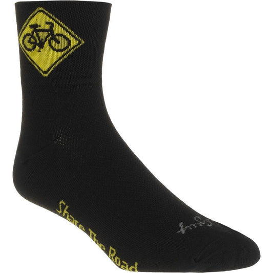 SockGuy Share The Road 3In Socks One Color, S/M