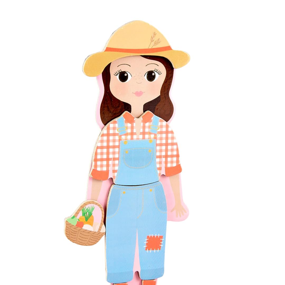 Floss & Rock: Magnetic Dress-Up Doll - Sophia