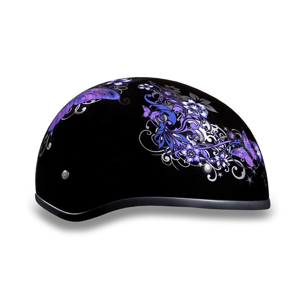 Daytona Helmets Half Skull Cap Motorcycle Helmet – DOT Approved [Graphics]…