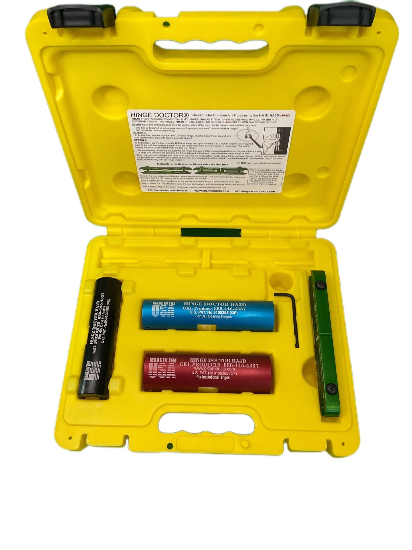Hinge Doctor Full Set HA1234 Door Hinge Adjustment Tool Set GKL