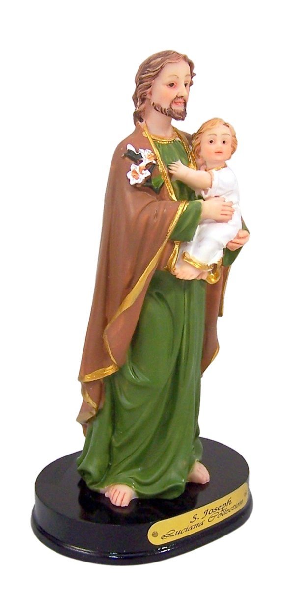 Home Seller Kit with Resin Saint Joseph Statue and Prayer Card, 5 1/4 Inch