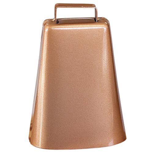HILASON 5" Western Pro Rodeo Junior Cow Bull Riding Kentucky Rope Bell Copper