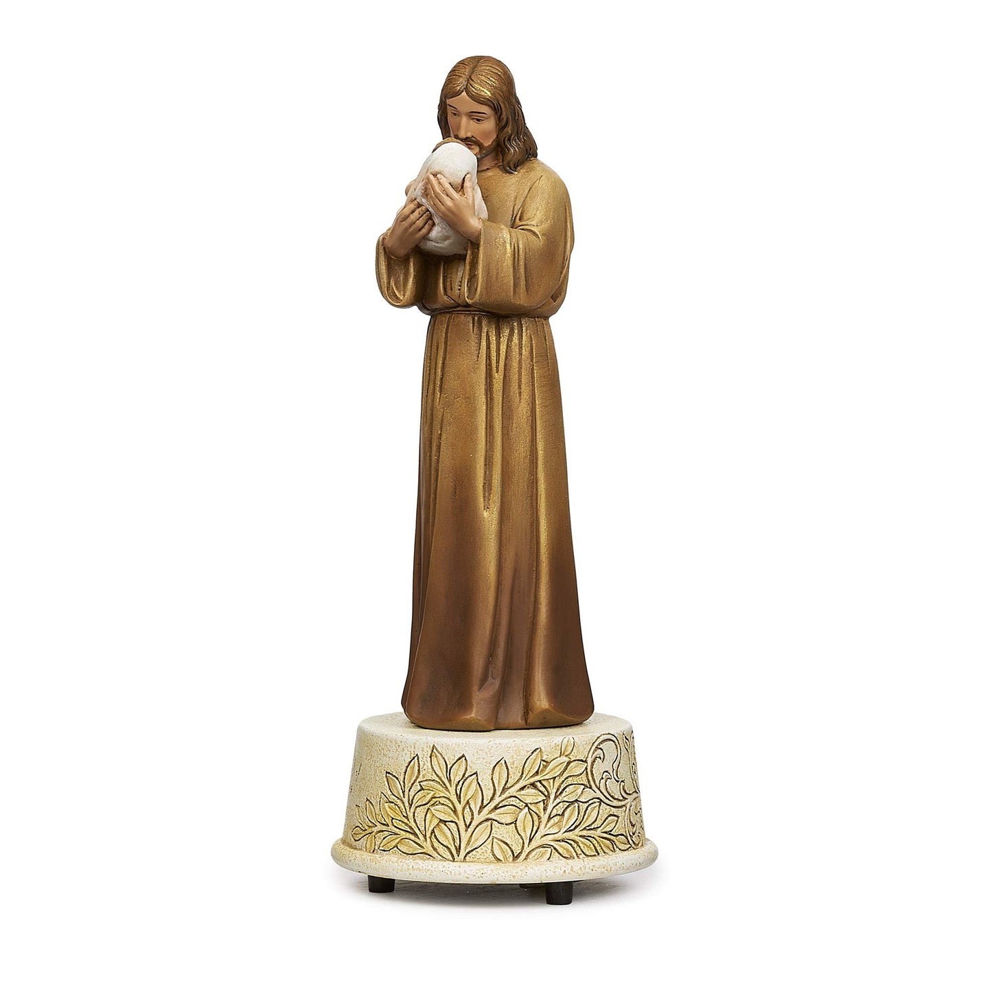 Joseph's Studio by Roman - Jesus Loves Me Musical, Children's Gifts, 8.75" H, Resin and Stone, Decorative, Collection, Durable, Long Lasting, Wind-Up, Plays Jesus Loves Me