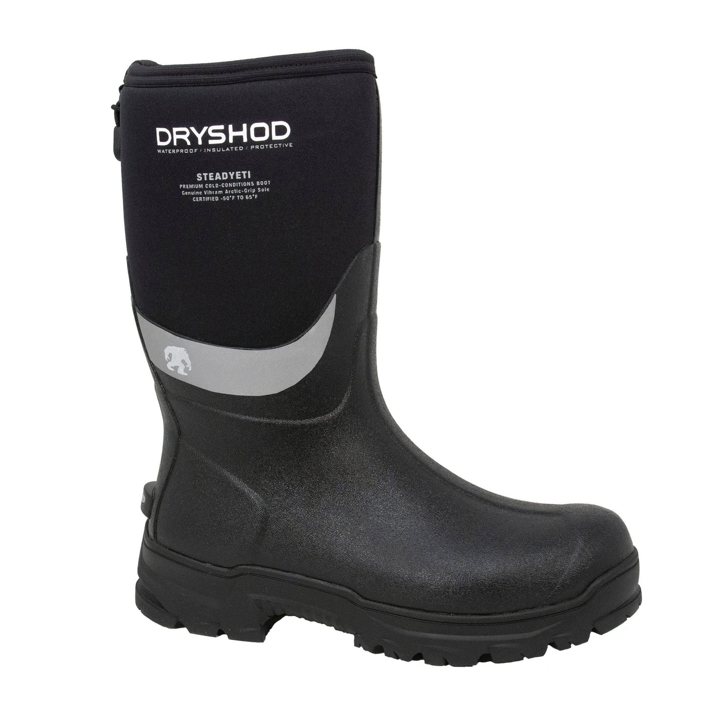 Dryshod STEADYETI Mid with genuine Vibram Arctic Grip Outsole