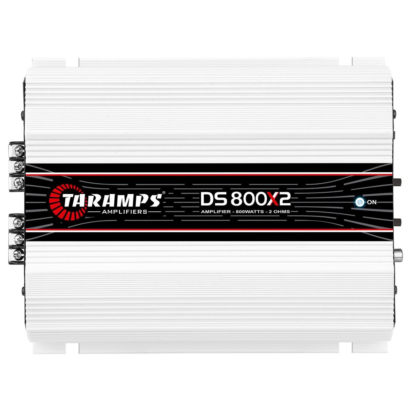 Taramps DS 800x2 2 Ohms 800 Watts Rms 2 Channels of 400 Watts 2 Ohms, Bridgedable with 800 Watts at 4 ohms, Car Audio Amplifier Digital, Full Range Crossover High/Low Pass Fixed, System Class D