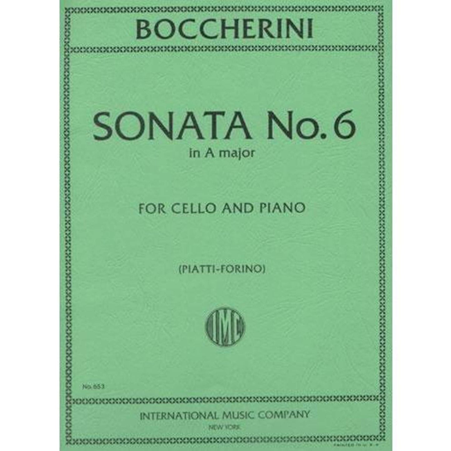 Boccherini, Luigi - Sonata No 6 in A Major G 4 for Cello and Piano - Arranged by Piatti-Forino - International Edition [Sheet music] [Sheet music] [Sheet music] [Sheet music] [Sheet music] [Sheet music] [Sheet music] [Sheet music] [Sheet music] [Sheet...