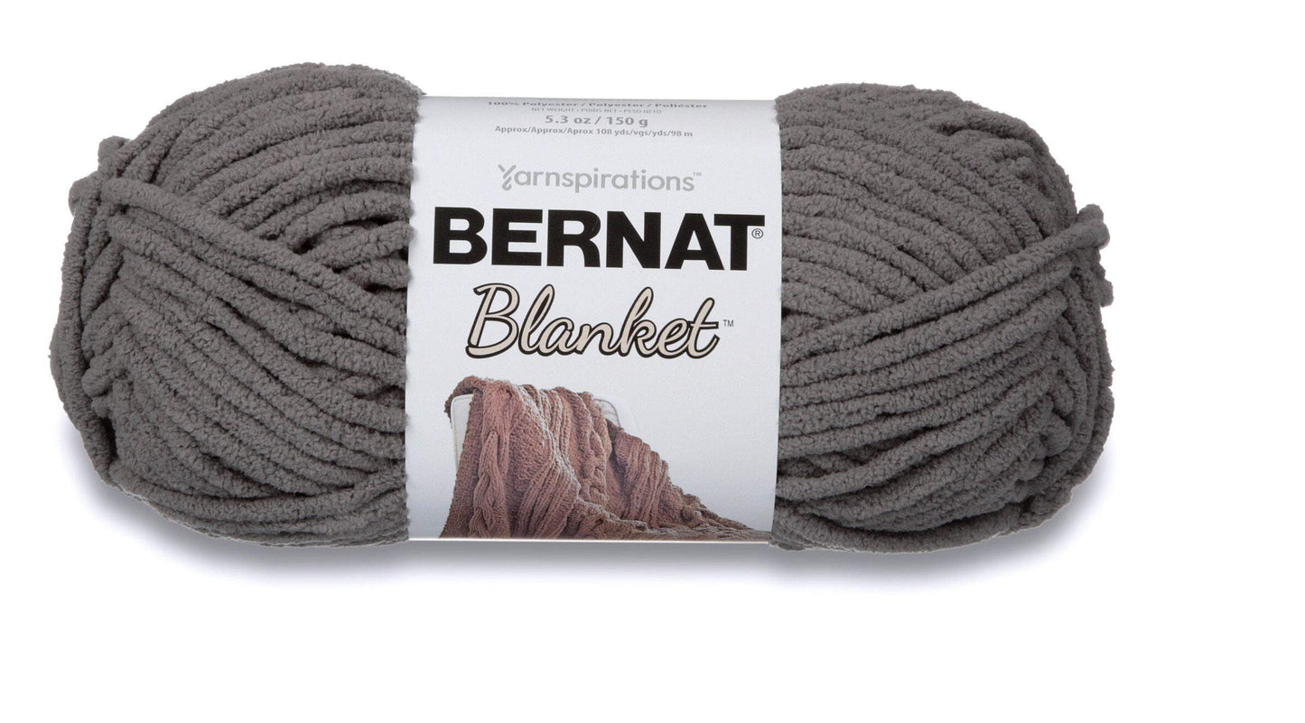 Bulk Buy: Bernat Blanket Yarn (3-Pack) Dark Grey 161200-44