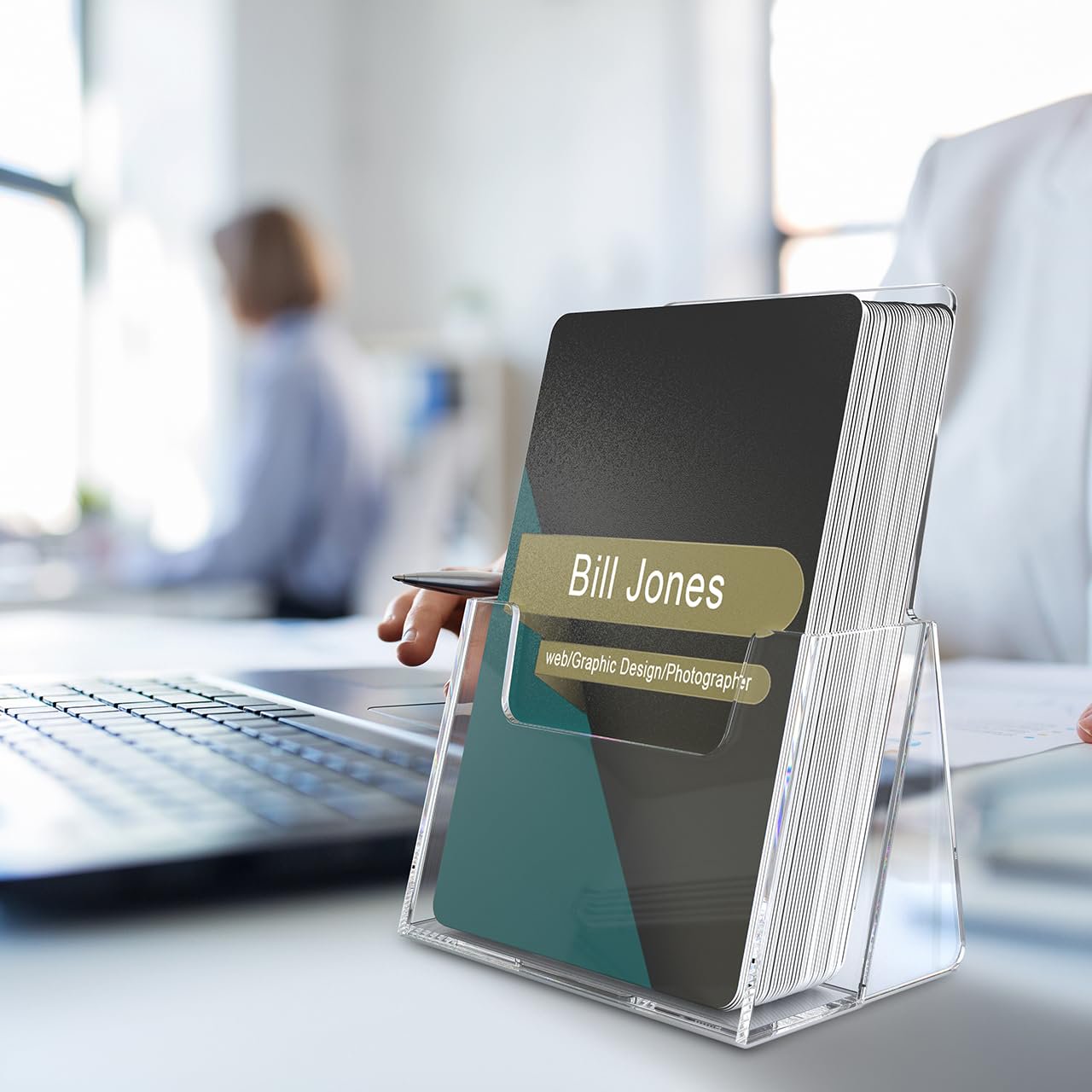 Marketing Holders Business Card Holder Multi Slot Space Saver Premium Security Code