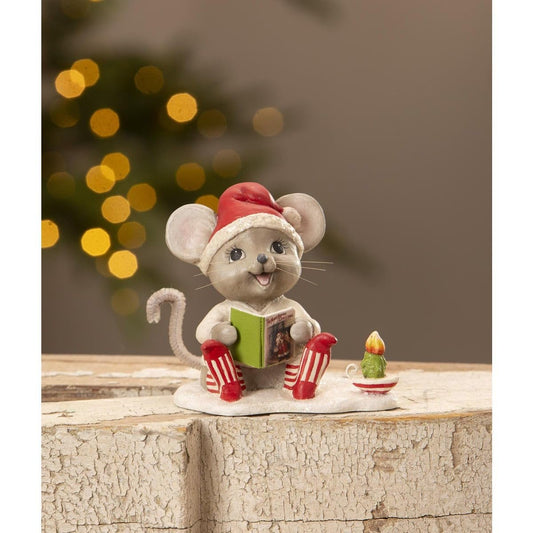 Bethany Lowe Manny Mouse with Candle 4" TD3182