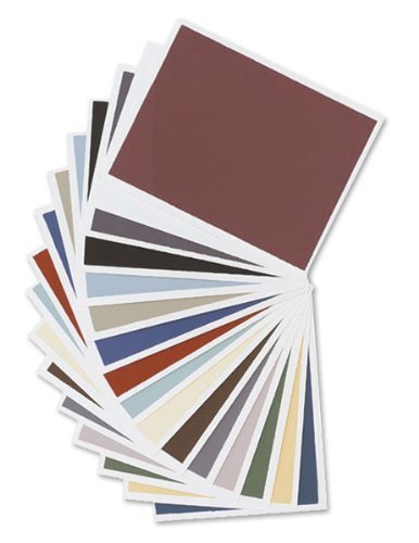 Colourfix Fine Tooth Pastel Paper Rainbow Colors 20-Pack 9.5x12.5