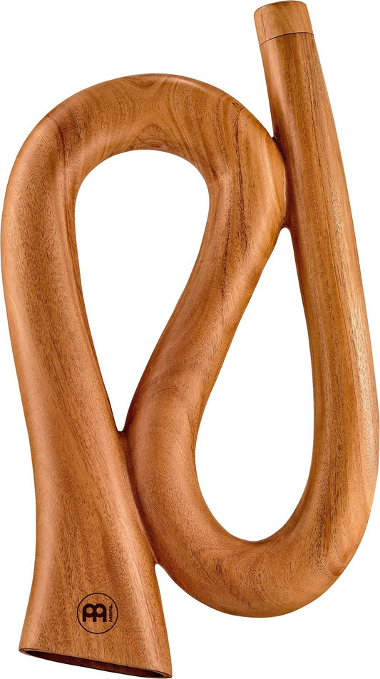 Meinl Sonic Energy S-shaped Professional Didgeridoo for Sound Healing Therapy, Yoga, Meditation and Circular Breathing — NOT MADE IN CHINA — 19.7" Mahogany Shell, Tuned to C, DDPROFSC