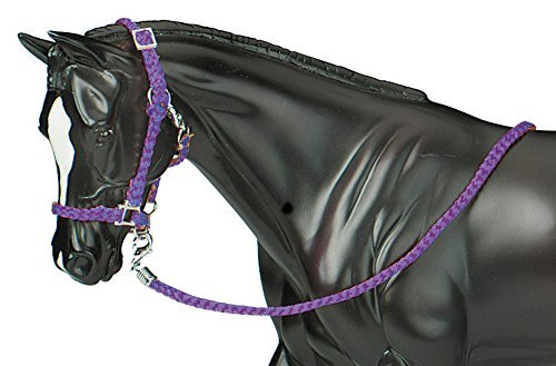 Breyer 2474 Nylon Halters,Blue,Pink,Purple