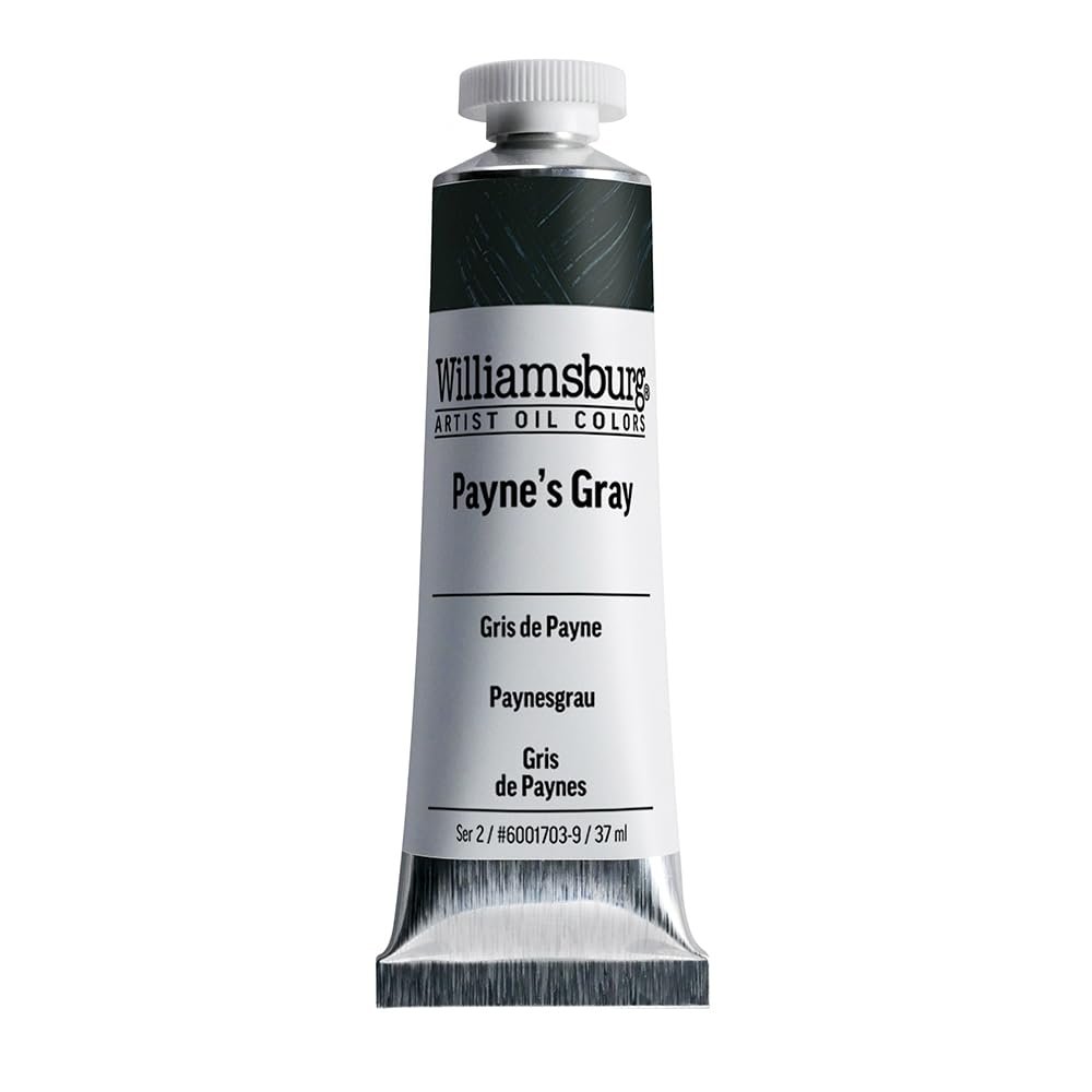 Williamsburg Artist Oil Colors by GOLDEN, Black, Gray and White, Professional Oil Paint