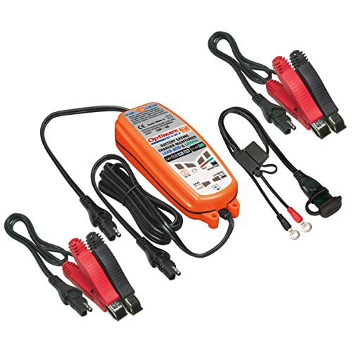 TecMATE Optimate DC to DC, TM-500v3, 6-Step 12V/12.8V 2A Sealed Battery Saving Charger & Maintainer