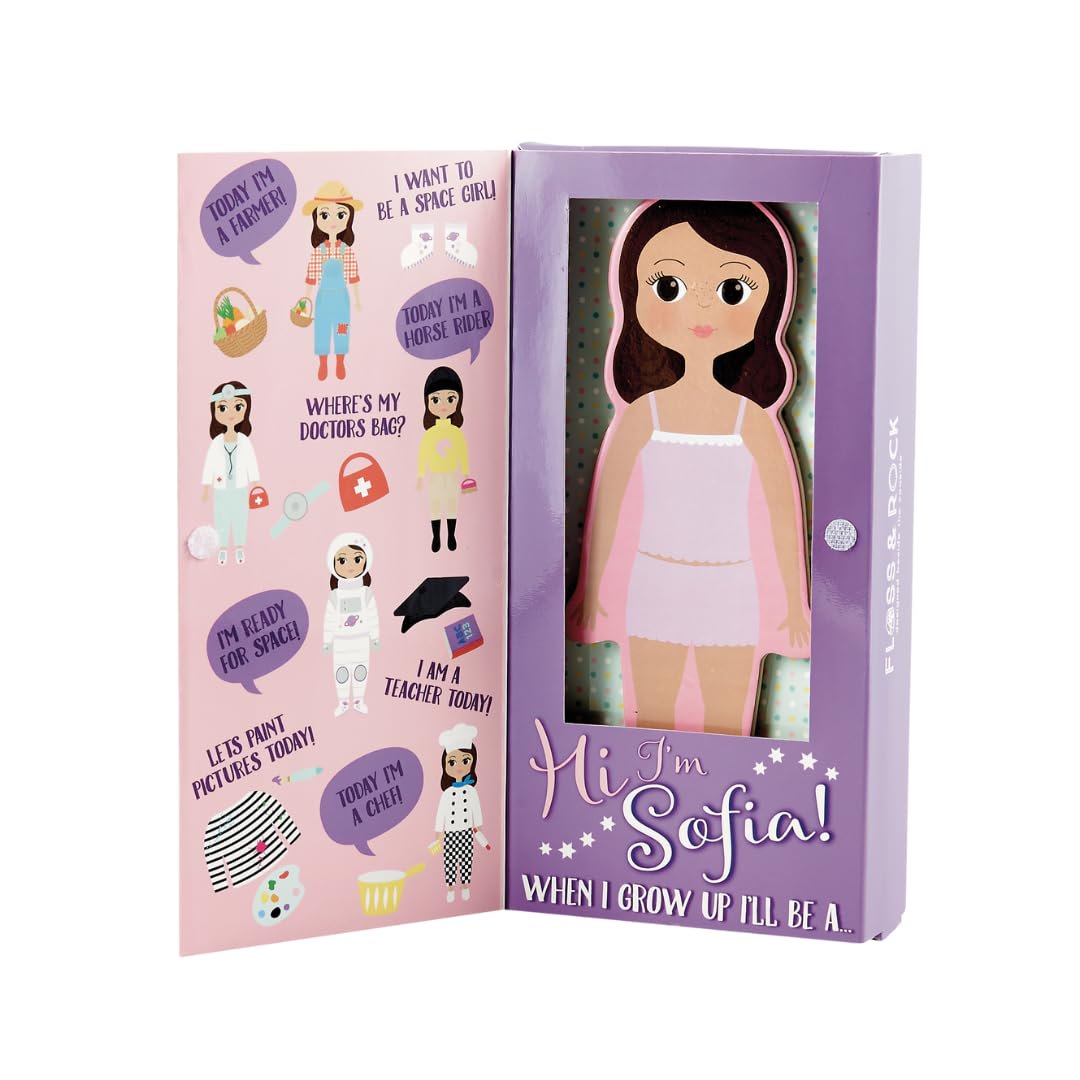 Floss & Rock: Magnetic Dress-Up Doll - Sophia