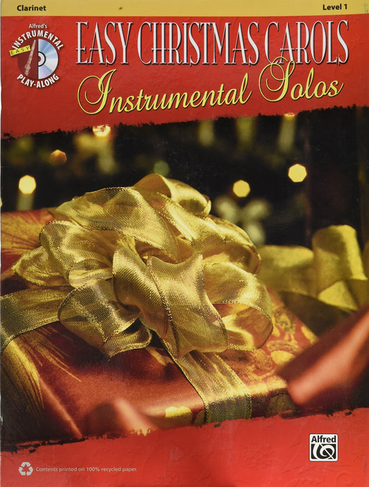 Alfred Easy Christmas Carols Instrumental Solos Clarinet Book & CD