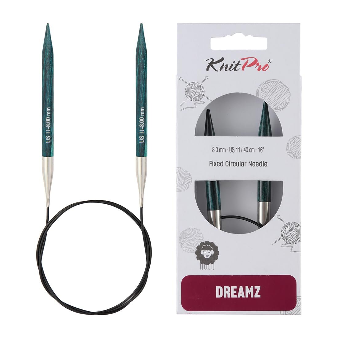 KnitPro Dreamz Fixed Circular Needles 16" (40cm)