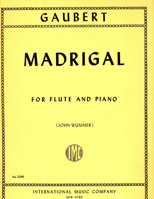 Gaubert: Madrigal - Flute