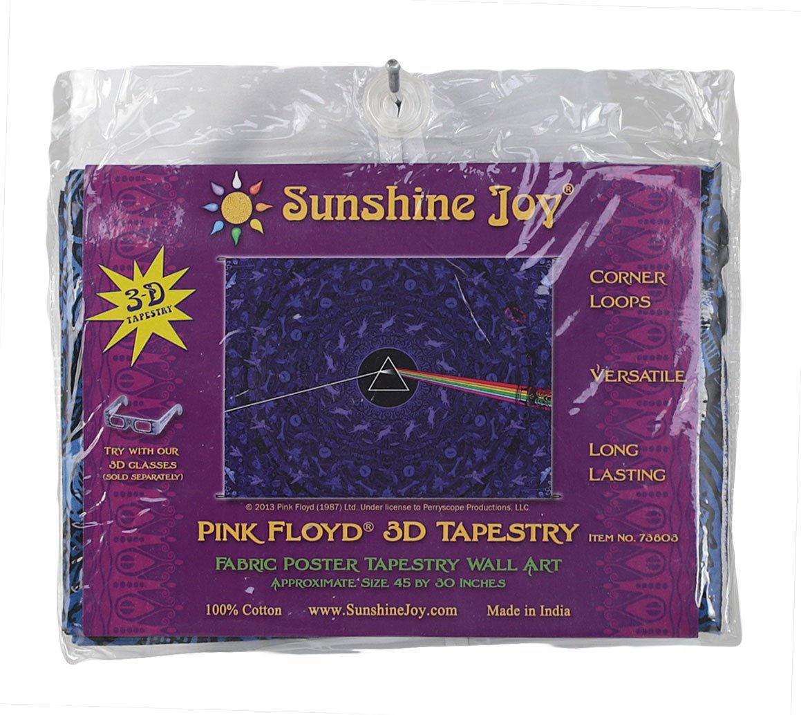 Sunshine Joy 3D Pink Floyd The Dark Side Of The Moon Tapestry Lyrics 30x45 Inches