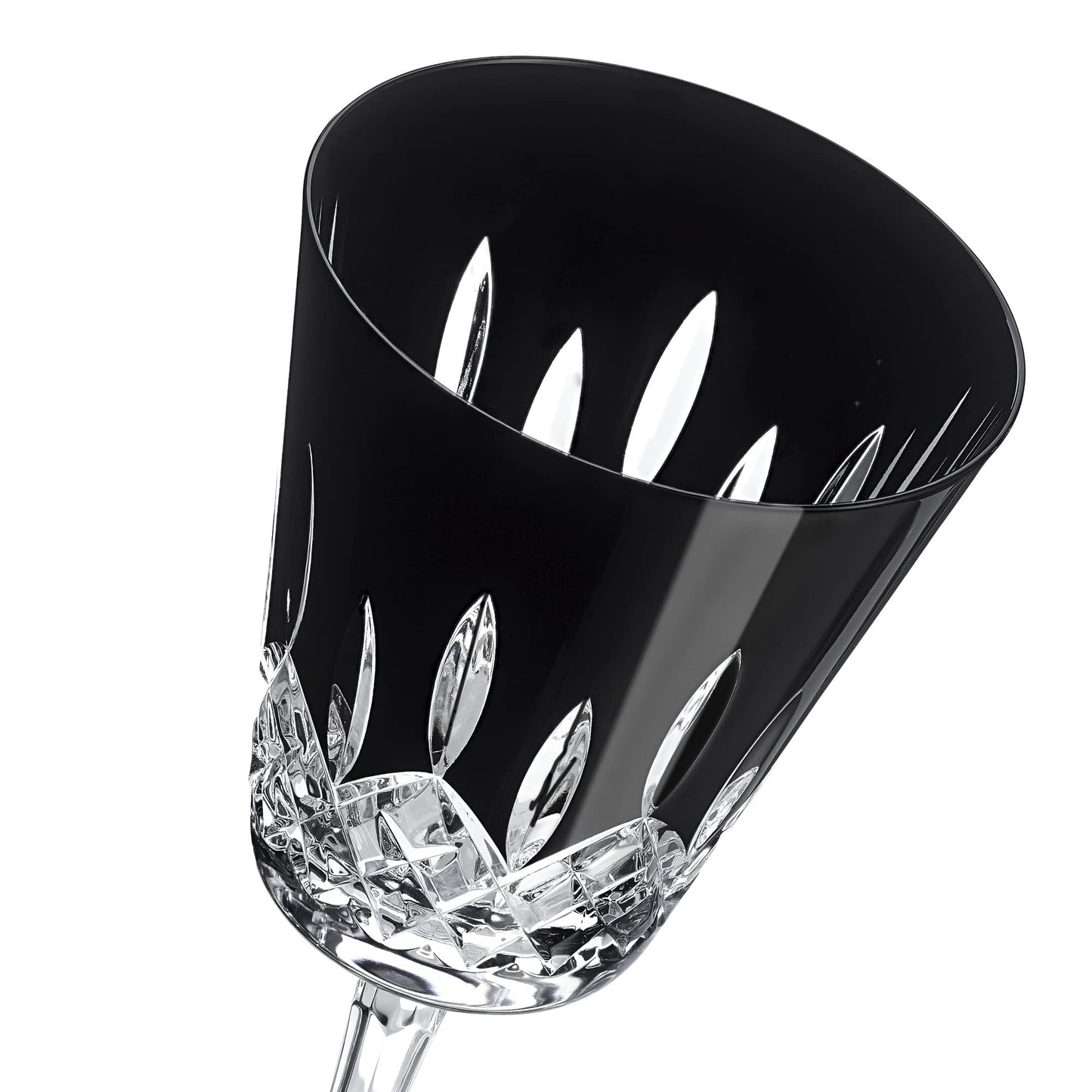 Waterford Lismore Black Large Goblet Set of 2