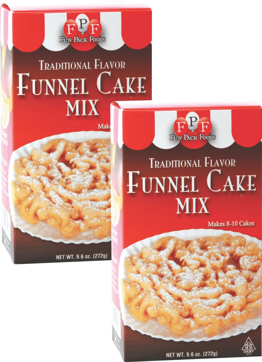 Fun Pack Foods Funnel Cake Mix (Pack of 2)