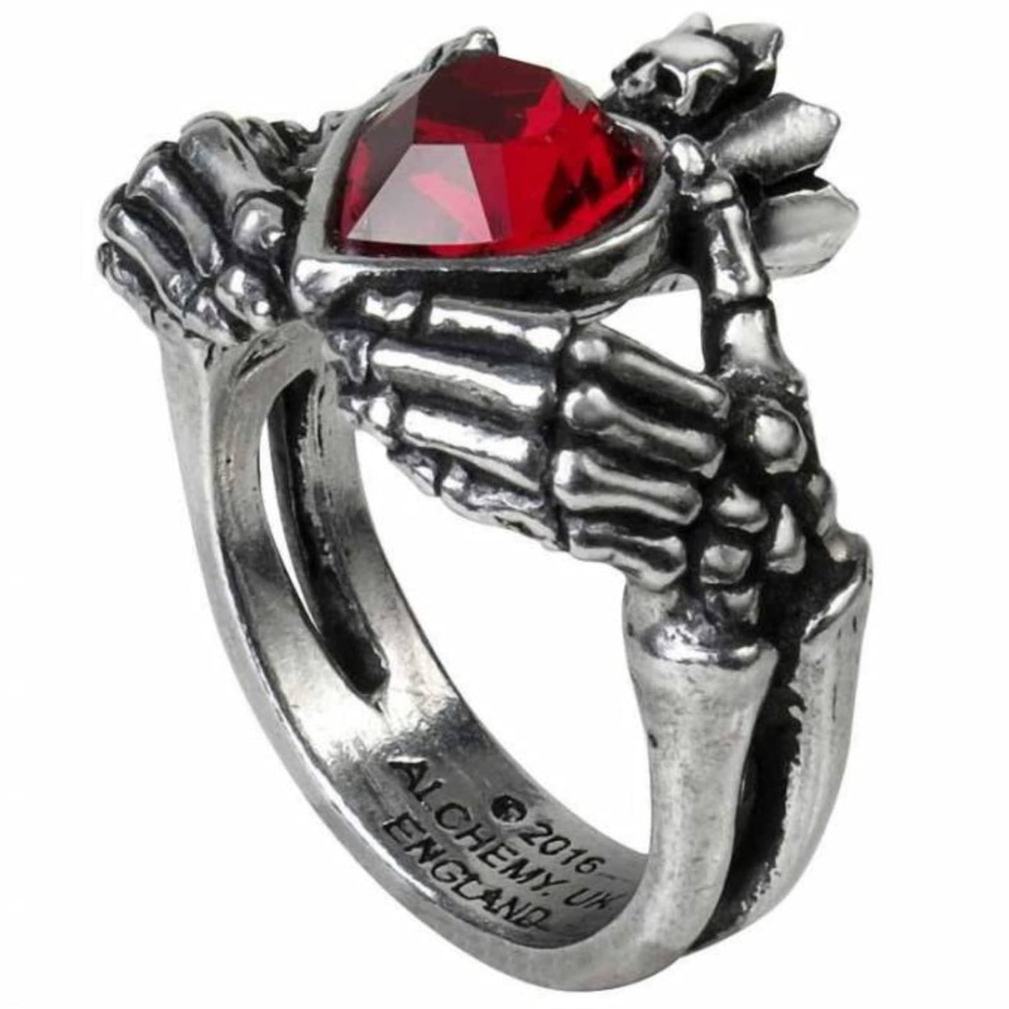 Claddagh By Night Ring (Size L , US 6)
