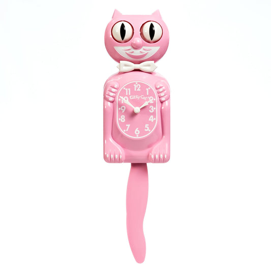 Pink Satin Kitty-Cat Klock
