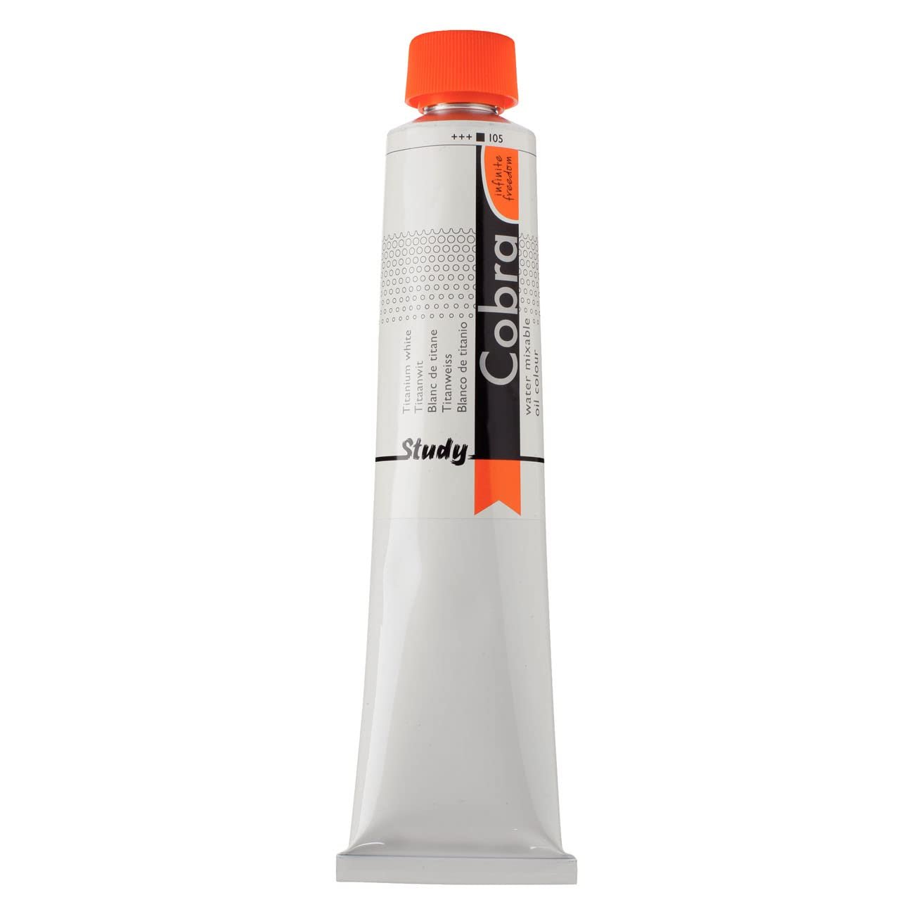 Royal Talens Cobra Study Water Mixable Oil Colors - Titanium White, 200 ml tube