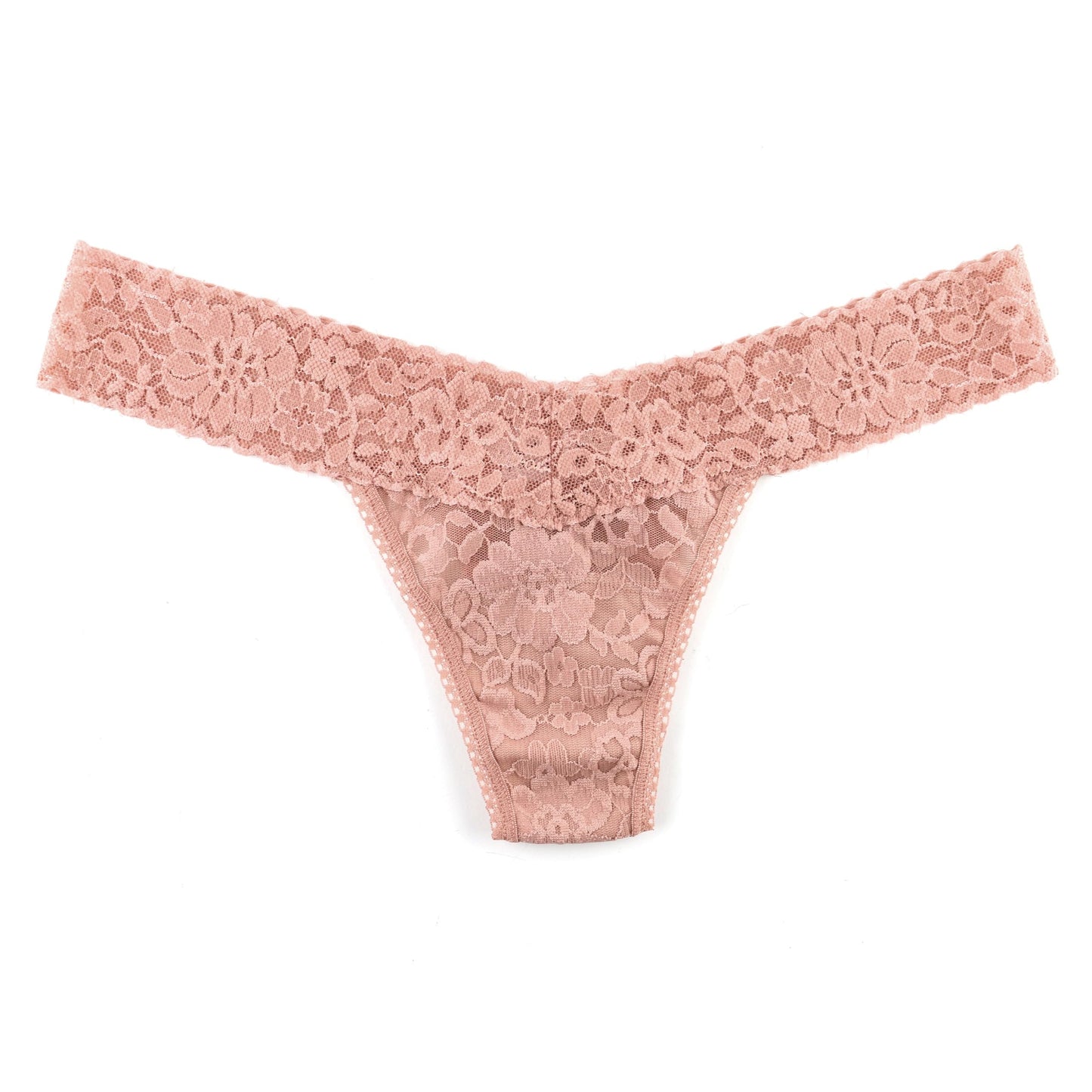 hanky panky - Daily Lace Low Rise Thongs for Women | Lacy Lingerie, Comfortable Underwear | One Size (2-12) | 3 pack