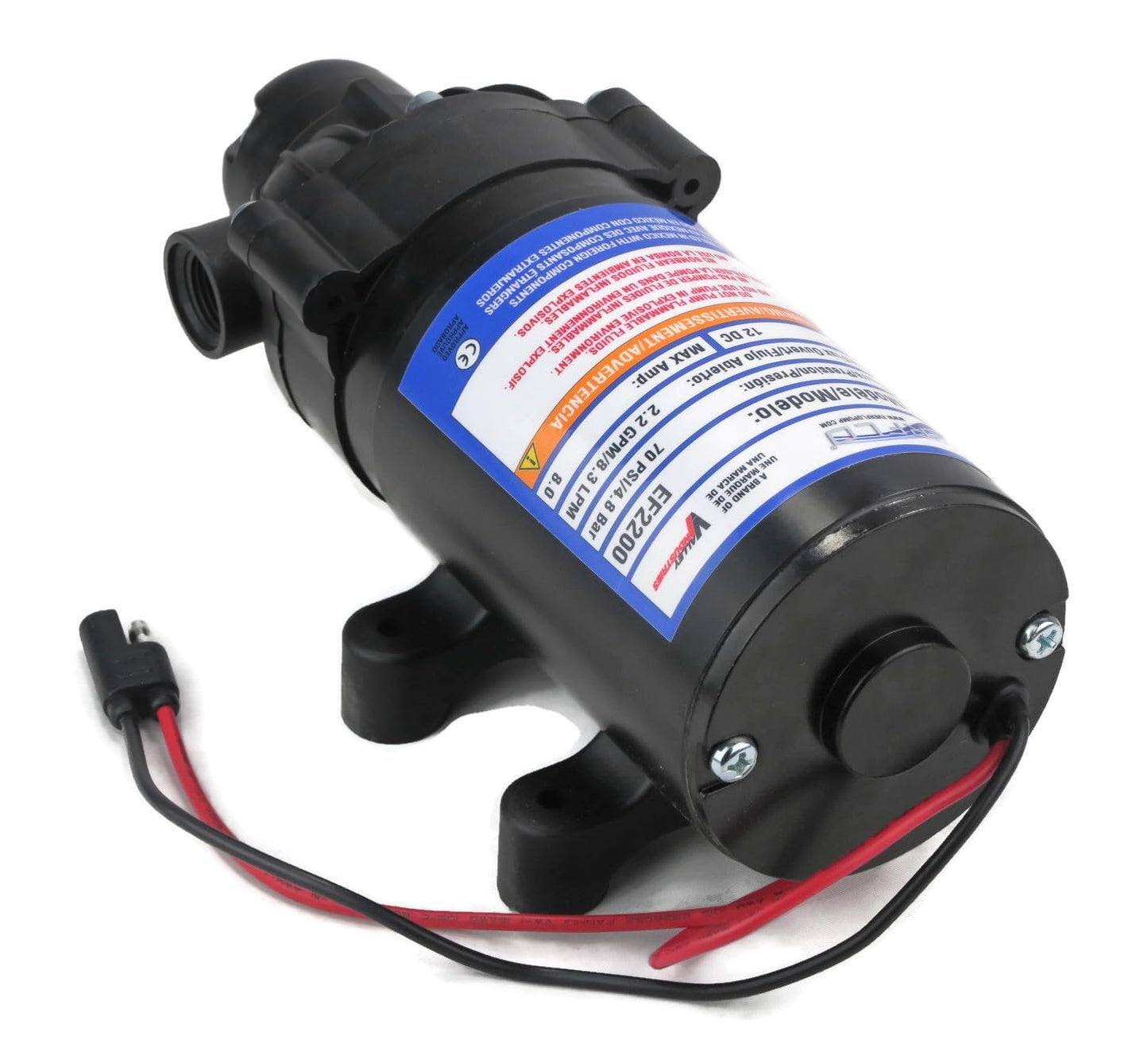 Everflo 12 Volt 2.2 GPM 70 PSI Diaphragm Pump