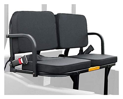 Great Day Original Rumble Seat and Deluxe Rumble Seat - For UTVs With 30”x 30”x 12” or Larger Bed Size - Black