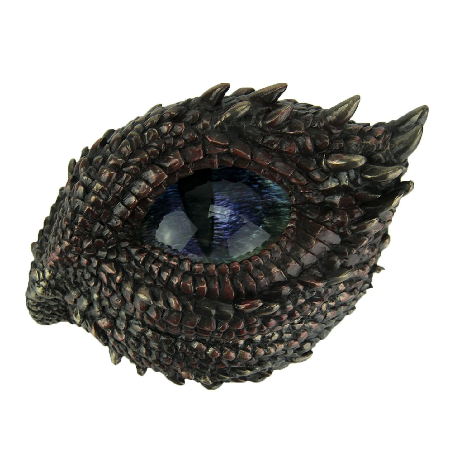 Veronese Design Antique Bronze Finish Thorny Dragon Eye Trinket/Stash Box 3.5 Inches Long