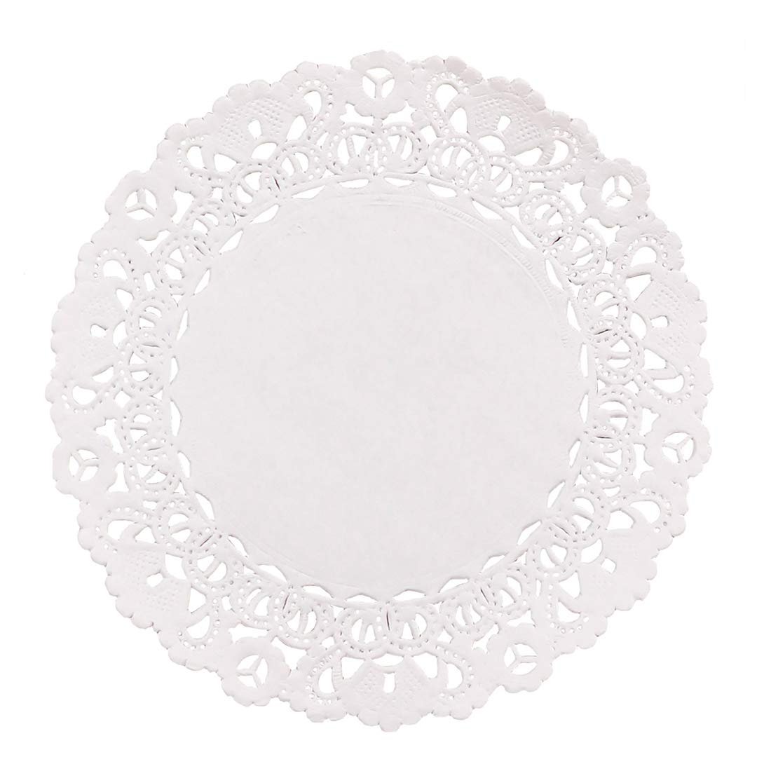 Hygloss Round Paper Doilies - 100 Pcs. 10-Inch - Decorative White Lace Doilies - Disposable and Food Grade Safe