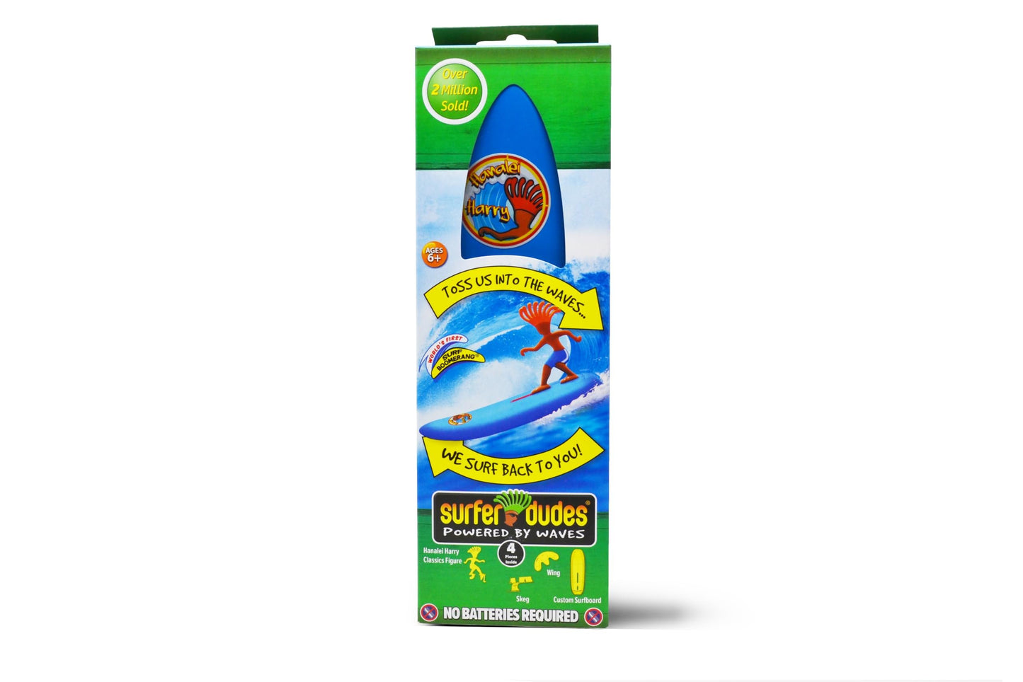 Surfer Dudes Classics Wave Powered Mini-Surfer and Surfboard Toy