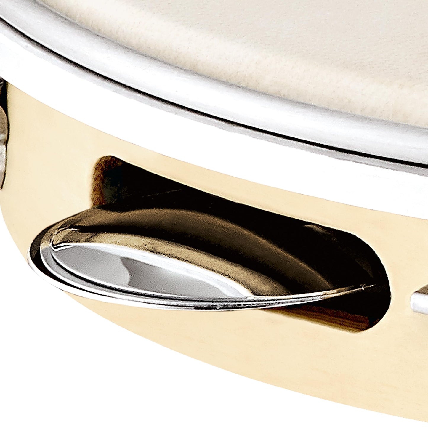 Meinl Percussion Pandeiro with Poplar Wood, 10” — NOT Made in China — Hand Selected Goatskin Head and Chrome Plated Steel Jingles, 2-Year Warranty (PA10PW-M)