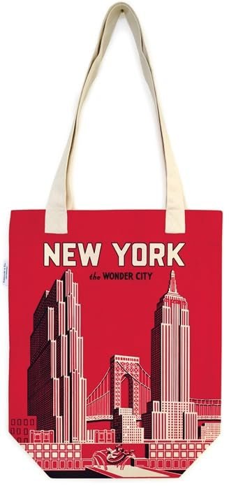 Cavallini & Co. Tote Bag- New York Wonder City