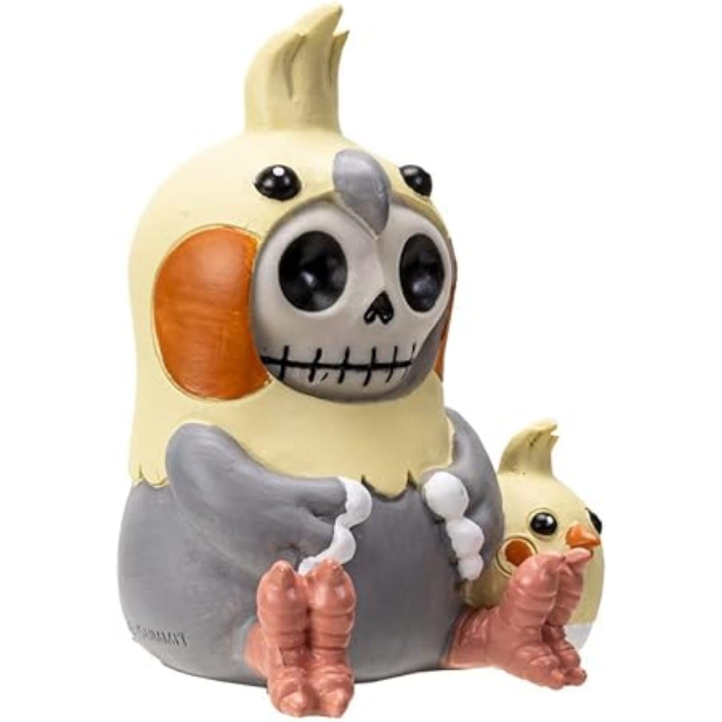 Furrybones - Cheeky Skeleton Dressed as a Cockatiel Bird