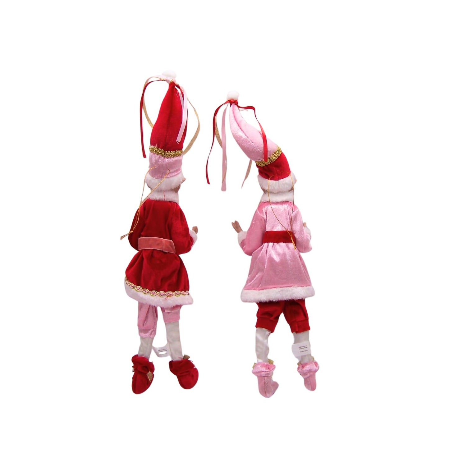 RAZ Imports 2023 Charming Holiday 16" Posable Elf, Asst of 2