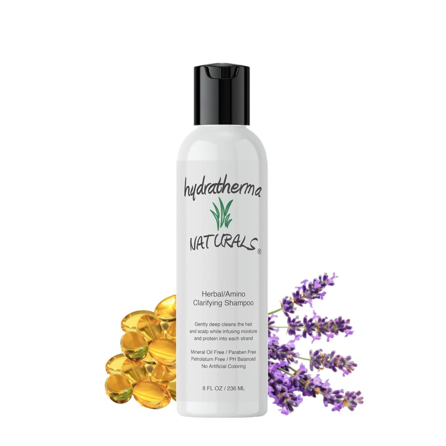 Hydratherma Naturals Herbal Amino Clarifying Shampoo, 8.0 fl. oz.