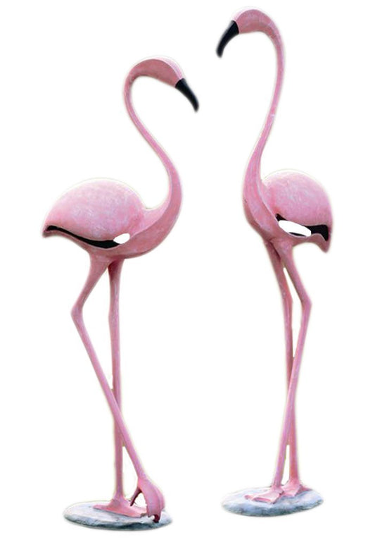 SPI Home 33349 Pink Flamingo Pair Sculpture