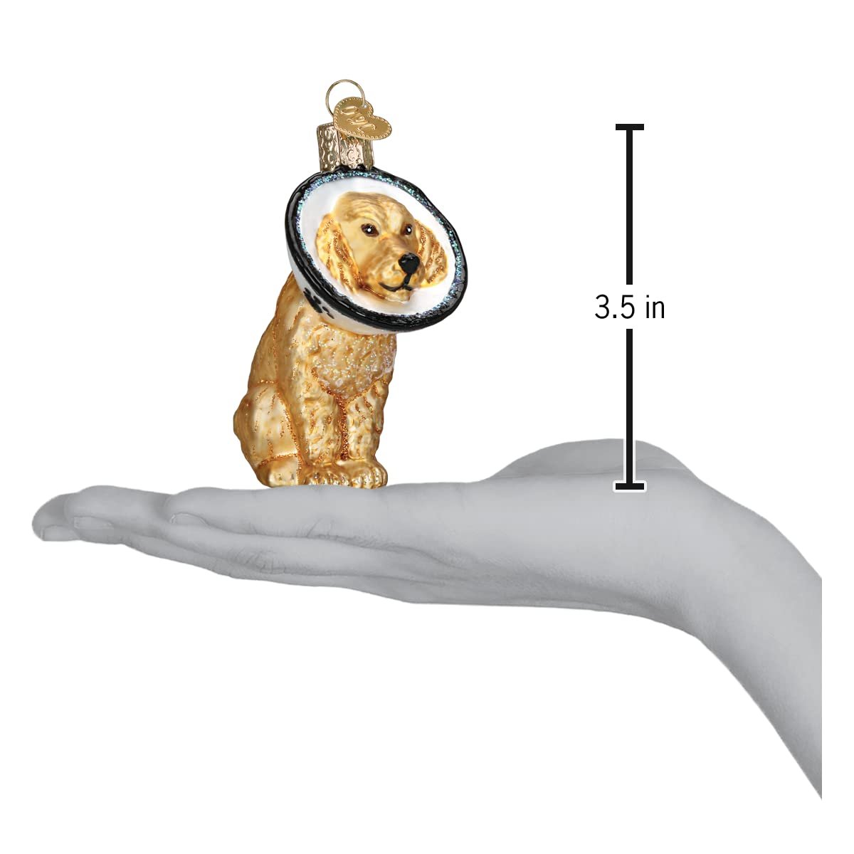 Old World Christmas Ornaments: Dog and Pet Accessories Glass Blown Ornaments for Christmas Tree