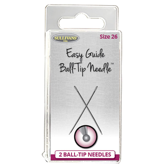 Sullivans Easy Guide Ball-Tip Needle 2 Pack - Size 26 (37mm)