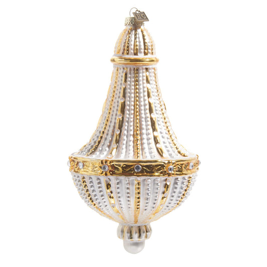 Raz Imports EC Estate Chandelier Ornament, 8-inch Height, Gift, Home Décor, Any Occasion