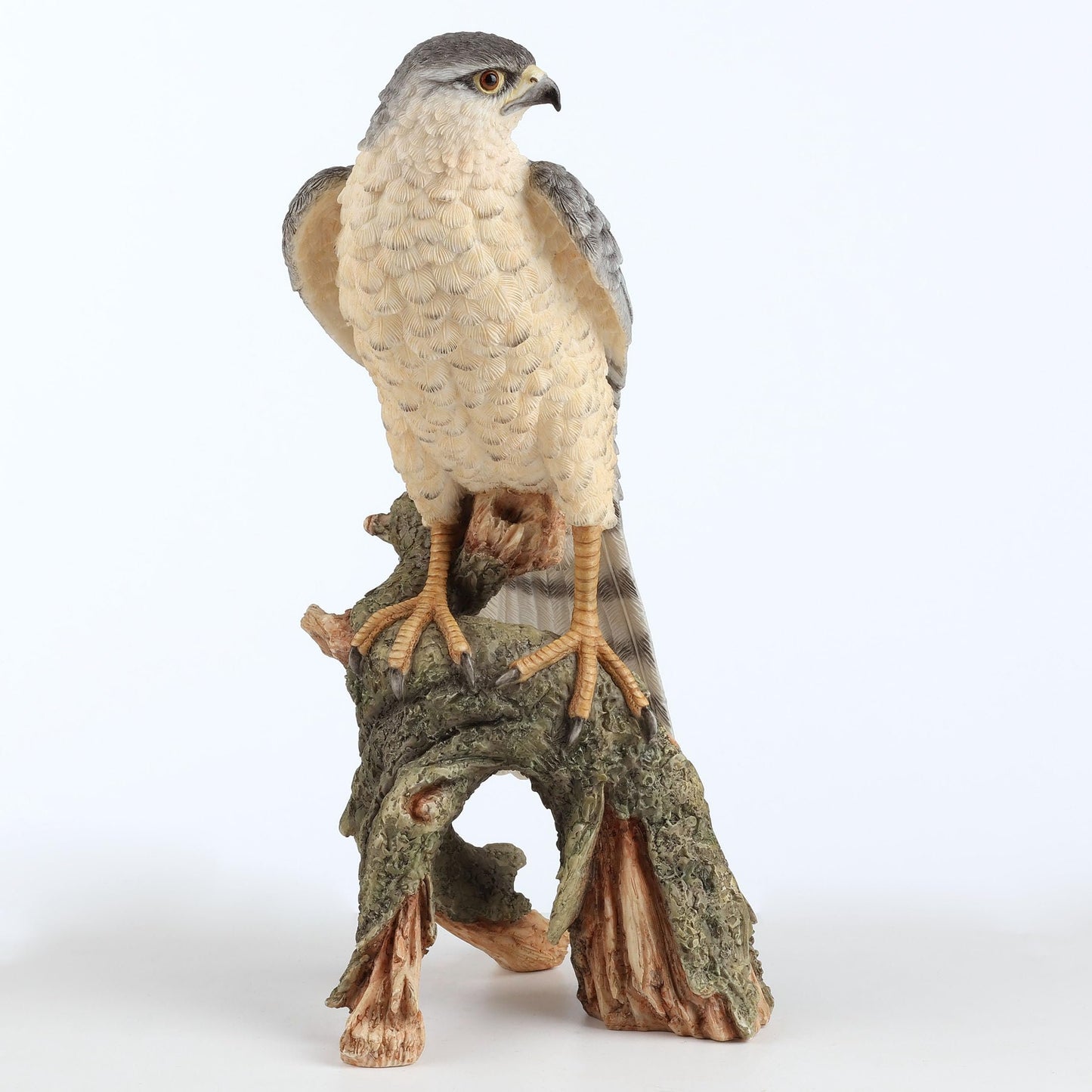 Veronese Design 11 1/8 Inch Sparrow Hawk Hand Painted Polyresin Figurine Animal Sculpture