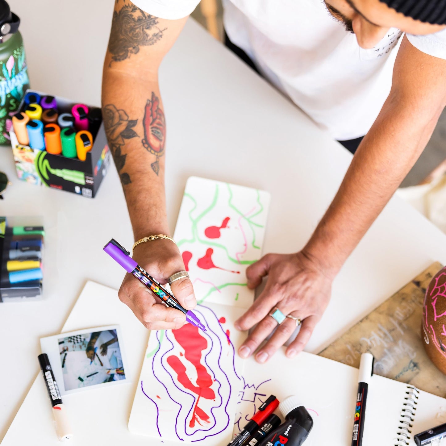 posca Acrylic Paint Marker, Medium, Light Pink (PX36897000)